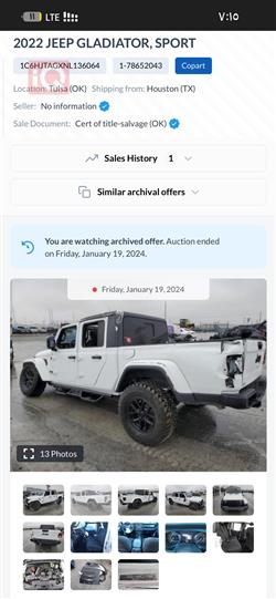 جيب جلاديتور